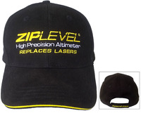 ZIPLEVEL Accessories ZIPLEVEL Black Adjustable Hat